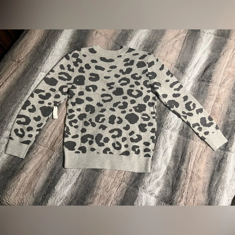 Daily Ritual Cheetah Sweater - Picture 3 of 6
